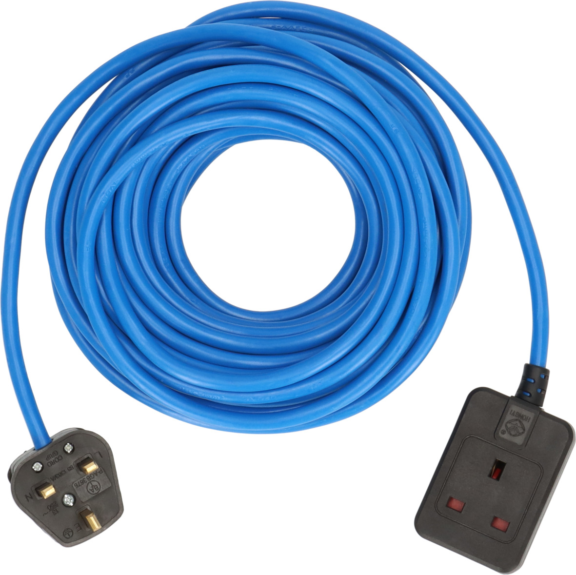 Extension cable 25m blue H05VV3G1,5mm, 240V *GB* | brennenstuhl®