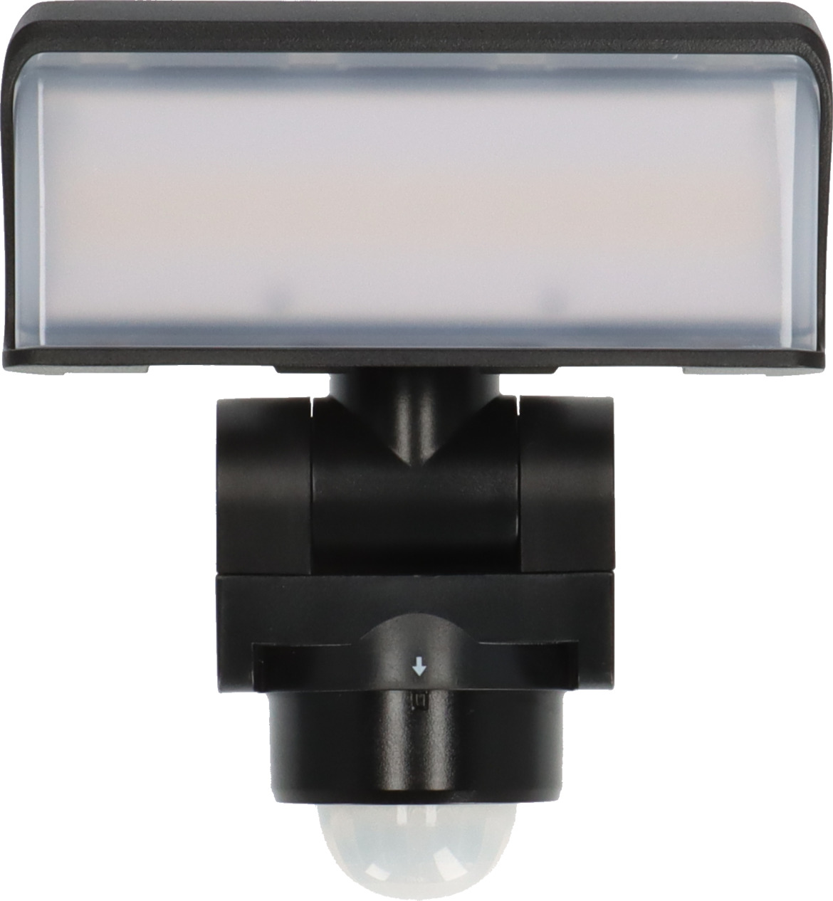 External floodlight with pir outlet